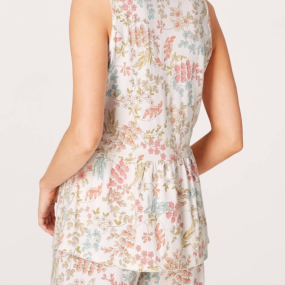 J.Jill NEW L  Sleep Ultrasoft Peplum Tank NWT - Picture 2 of 7